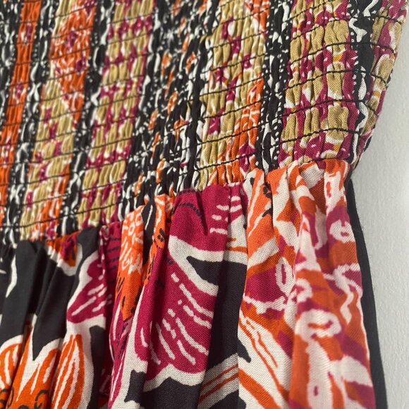 Anthropologie Marisol Printed Smocked Gauze Maxi Dress - Picture 4 of 6